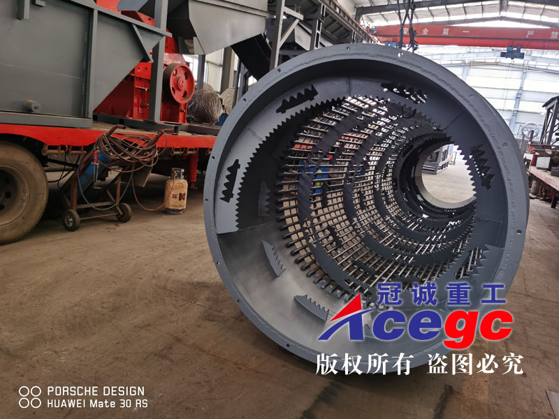 80-120噸/時(shí)固定&移動式1544滾筒洗礦機(jī)